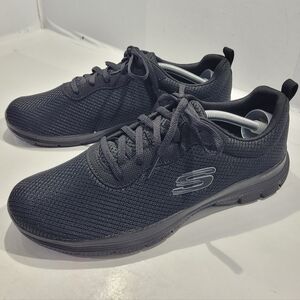 SKECHERS FLEX APPEAL 4.0 WALKING SNEAKERS WOMEN'S SIZE 9 BLACK